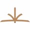 Ekena Millwork Davenport Timber Gable Bracket, Western Red Cedar, 108"W x 54"H x 3 1/2"D x 5 1/2"F, 12/12 Pitch GBW108X54X0406DAV00SWR - alternate 1